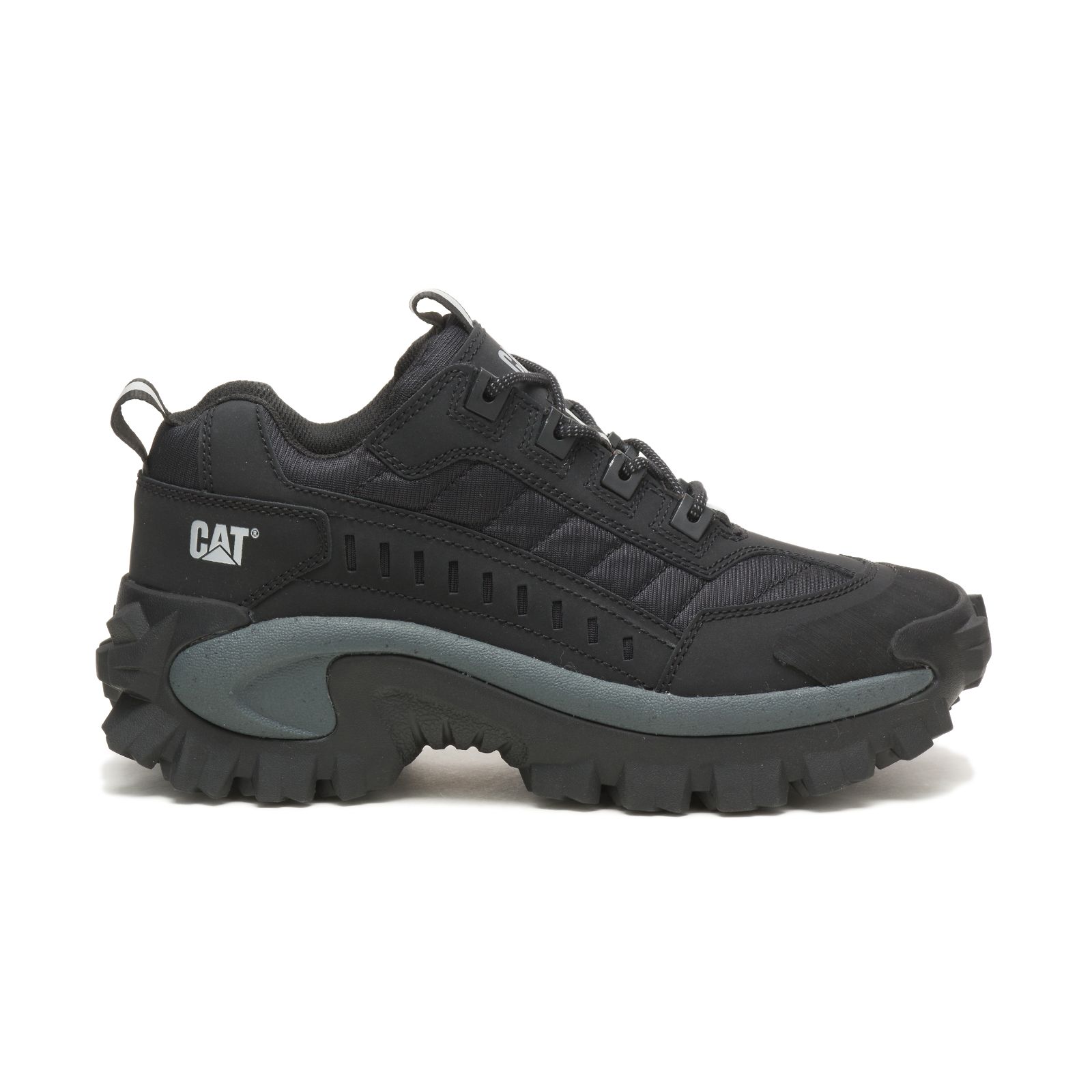 Caterpillar Casual Shoes UAE - Caterpillar Intruder Mens - Black/Dark Grey LOUZDE364